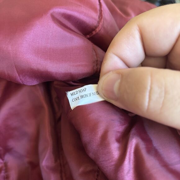 Womens Satin Chinese Jacket Dragon Design 100% Silk Size Large Red Artsy City - Picture 12 of 12